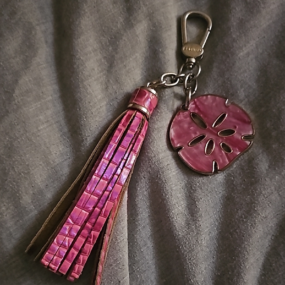 Pink Tassel Keychain